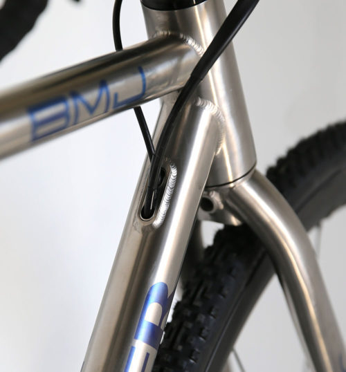 cleaning titanium bike frame